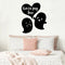 Valentines Day Vinyl Wall Art Decal - You’re My Boo - 27" x 23" - Valentine’s Ghosts Lovers Hearts Decor Cute Romantic Couples Home Living Room Bedroom Apartment Indoor Sticker (27" x 23"; Black) Black 27" x 23" 2