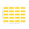 Set of 20 Vinyl Wall Art Decal - Batman - 3" x 6" Each - Cool Superhero Decor for Light Switch Window Mirror Luggage Car Bumper Laptop Computer Skin Peel and Stick Stickers (3" x 6" Each; Yellow) Yellow 3" x 6" Each