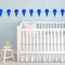 Set of 15 Vinyl Wall Art Decals - Ice Cream Cones - 6.3" x 3" Each - Fun Home Bedroom Living Room Apartment Nursery Playroom - Cute Little Kids Toddler Teens Indoor Decor (6.3" x 3" Each; Blue) Blue 6.3" x 3" each 4