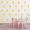 Set of 15 Vinyl Wall Art Decals - Ice Cream Cones - 6.3" x 3" Each - Fun Home Bedroom Living Room Apartment Nursery Playroom - Cute Little Kids Toddler Teens Indoor Decor (6.3" x 3" Each; Yellow) Yellow 6.3" x 3" each