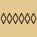 Vinyl Wall Art Decal - Geometric Tribal Pattern - 22. Modern Urban Trendy Wild West Tribal Desert Theme for Home Bedroom Living Room Apartment Office Workplace Decor (22.5" x 74"; Blue)   4