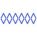 Vinyl Wall Art Decal - Geometric Tribal Pattern - 22.5" x 74" - Modern Urban Trendy Wild West Tribal Desert Theme for Home Bedroom Living Room Apartment Office Workplace Decor (22.5" x 74"; Blue) Blue 22.5" x 74" 4
