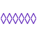Vinyl Wall Art Decal - Geometric Tribal Pattern - 22.5" x 74" - Modern Urban Trendy Wild West Tribal Desert Theme for Home Bedroom Living Room Apartment Office Workplace Decor (22.5" x 74"; Purple) Purple 22.5" x 74" 4