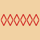 Vinyl Wall Art Decal - Geometric Tribal Pattern - 22.5" x 74" - Modern Urban Trendy Wild West Tribal Desert Theme for Home Bedroom Living Room Apartment Office Workplace Decor (22.5" x 74"; Red) Red 22.5" x 74" 4