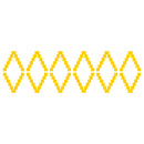 Vinyl Wall Art Decal - Geometric Tribal Pattern - 22.5" x 74" - Modern Urban Trendy Wild West Tribal Desert Theme for Home Bedroom Living Room Apartment Office Workplace Decor (22.5" x 74"; Yellow) Yellow 22.5" x 74" 4