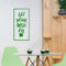 St Patrick’s Day Vinyl Wall Art Decal - Get Your Irish On - 22.5" x 11" - St Patty’s Holiday Home Living Room Bedroom Sticker - Coffee Shop Bar Apartment Decor (22.5" x 11"; Green) Green 22.5" x 11" 3