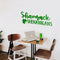 St Patrick’s Day Vinyl Wall Art Decal - Shamrock Shenanigans - 11" x 29" - St Patty’s Fun Holiday Coffee Shop Bar Home Living Room Bedroom Office Work Apartment Decor Sticker (11" x 29"; Green) Green 11" x 29" 4