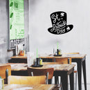 St Patrick’s Day Vinyl Wall Art Decal - St Patrick’s Day Hat Only - - St Patty’s Holiday Modern Coffee Shop Home Living Room Bedroom Apartment Office Work Decor (; Black)   2