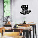 St Patrick’s Day Vinyl Wall Art Decal - St Patrick’s Day Hat Only - 20" x 22.5" - St Patty’s Holiday Modern Coffee Shop Home Living Room Bedroom Apartment Office Work Decor (20" x 22.5"; Black) Black 20" x 22.5" 2