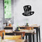 St Patrick’s Day Vinyl Wall Art Decal - St Patrick’s Day Hat Only - 20" x 22.5" - St Patty’s Holiday Modern Coffee Shop Home Living Room Bedroom Apartment Office Work Decor (20" x 22.5"; Black) Black 20" x 22.5" 2