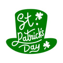 St Patrick’s Day Vinyl Wall Art Decal - St Patrick’s Day Hat Only - 20" x 22.5" - St Patty’s Holiday Modern Coffee Shop Home Living Room Bedroom Apartment Office Work Decor (20" x 22.5"; Green) Green 20" x 22.5" 4