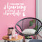 Easter Day Vinyl Wall Art Decal - Follow The Bunny He Has The Chocolate - 15" x 25" - Resurrection Sunday Pascha Holiday Modern Cute Home Living Room Bedroom Apartment Decor (15" x 25"; White) White 15" x 25" 4