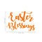 Easter Day Vinyl Wall Art Decal - Easter Blessings - 16" x 23" - Resurrection Sunday Pascha Holiday Church Home Living Room Bedroom Apartment Nursery Office Work Decor (16" x 23"; Orange) Orange 16" x 23" 4