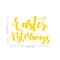 Easter Day Vinyl Wall Art Decal - Easter Blessings - 16" x 23" - Resurrection Sunday Pascha Holiday Church Home Living Room Bedroom Apartment Nursery Office Work Decor (16" x 23"; Yellow) Yellow 16" x 23" 4