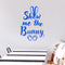 Easter Day Vinyl Wall Art Decal - Show Me The Bunny - 22.5" x 15" - Ears and Feet Resurrection Sunday Pascha Holiday Modern Cute Home Living Room Bedroom Apartment Nursery Decor (22.5" x 15"; Blue) Blue 22.5" x 15" 4