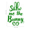 Easter Day Vinyl Wall Art Decal - Show Me The Bunny - 22.5" x 15" - Ears and Feet Resurrection Sunday Pascha Holiday Modern Cute Home Living Room Bedroom Apartment Nursery Decor (22.5" x 15"; Green) Green 22.5" x 15" 2