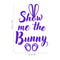 Easter Day Vinyl Wall Art Decal - Show Me The Bunny - 22.5" x 15" - Ears and Feet Resurrection Sunday Pascha Holiday Modern Cute Home Living Room Bedroom Apartment Nursery Decor (22.5" x 15"; Purple) Purple 22.5" x 15" 2