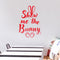 Easter Day Vinyl Wall Art Decal - Show Me The Bunny - 22.5" x 15" - Ears and Feet Resurrection Sunday Pascha Holiday Modern Cute Home Living Room Bedroom Apartment Nursery Decor (22.5" x 15"; Red) Red 22.5" x 15" 3