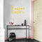 Easter Day Vinyl Wall Art Decal - Happy Easter - 15" x 23" - Resurrection Sunday Pascha Holiday Modern Church Home Living Room Bedroom Apartment Nursery Office Work Decor (15" x 23"; Yellow) Yellow 15" x 23" 3