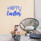 Easter Day Vinyl Wall Art Decal - Hoppy Easter - - Resurrection Sunday Pascha Holiday Modern Church Home Living Room Bedroom Apartment Nursery Office Work Decor (; Black)   5