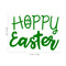 Easter Day Vinyl Wall Art Decal - Hoppy Easter - 16" x 22.5" - Resurrection Sunday Pascha Holiday Modern Church Home Living Room Bedroom Apartment Nursery Office Work Decor (16" x 22.5"; Green) Green 16" x 22.5" 2