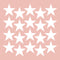 Set of 20 Vinyl Wall Art Decals - Stars - 5" x 5" Each - Cute Adhesive Sticker Shapes For Kids Toddlers Teens Bedroom Playroom Nursery Living Room Home Apartment Decorations (5" x 5" each; White) White 5" x 5" each 4