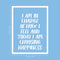 Vinyl Wall Art Decal - I Am In Charge Of How I Feel And Today I Am Choosing Happiness - 30" x 23" - Inspirational Home Bedroom Office Workplace Apartment Living Room Quote Decor (30" x 23"; White) White 30" x 23" 4