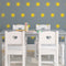 Set of 16 Vinyl Wall Art Decals - 8 Point Stars - 5" x 5" Each - Cool Fun Sticker Shapes For Kids Toddlers Teens Bedroom Playroom Nursery Living Room Home Apartment Decorations (5" x 5" each; Yellow) Yellow 5" x 5" each 3