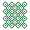 Set of 25 Vinyl Wall Art Decal - Rhombus Diamond Pattern - 5" x 5" Each - Trendy Modern Home Bedroom Living Room Dorm Room Apartment Office Workplace Playroom Nursery Decor (5" x 5" Each; Green) Green 5" x 5" each 4
