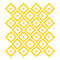 Set of 25 Vinyl Wall Art Decal - Rhombus Diamond Pattern - 5" x 5" Each - Trendy Modern Home Bedroom Living Room Dorm Room Apartment Office Workplace Playroom Nursery Decor (5" x 5" Each; Yellow) Yellow 5" x 5" each 4