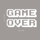 Vinyl Wall Art Decal - Game Over - 12" x 20" - Cool Old School Home Playroom Bedroom Living Room Kids Room Nursery - Fun Gamers Decals for Indoor Outdoor Apartment Dorm Room (12" x 20"; White) White 12" x 20"