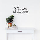 Vinyl Wall Art Decal - Mi Casa Es Su Casa - 10. Decoration Vinyl Sticker - Welcoming Quotes - Living Room Indoor Outdoor Friendly Quote Sticker Wall Decals for Home Decor   3