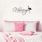 Vinyl Wall Art Decal - Be A Flamingo In A Flock Of Pigeons - 14.07" x 30" - Inspirational Positive Home Apartment Nursery Kids Room Bedroom Living Room Decor Indoor Outdoor Quote Black 14.07" x 30" 2