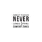 Vinyl Wall Art Decal - Great Things Never Came From Comfort Zones - 22. Positive Home Living Room Bedroom Office Decor - Modern Peel And Stick Motivational Life Quotes   4