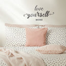 Vinyl Wall Art Decal - Love Yourself More - 15" x 30" - Modern Motivational Cursive Home Bedroom Apartment Work Quotes - Positive Trendy Workplace Indoor Living Room Office Decor Black 15" x 30" 3