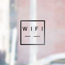 Vinyl Wall Decal - Custom Wifi Network - Window Storefront Cut Text Lettering - Easy Professional Self Adhesive Indoor Outdoor Work Office Coffee Shop Restaurant Internet Password   2