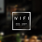 Vinyl Wall Decal - Custom Wifi Network - 6" x 7" - Window Storefront Cut Text Lettering - Easy Professional Self Adhesive Indoor Outdoor Work Office Coffee Shop Restaurant Internet Password White 6" x 7" 3