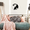 Vinyl Wall Art Decal - Ying Yang Cats - Cute Trendy Kittens Shape For Pet Lovers Home Apartment Bedroom Living Room Dorm Room Indoor Decoration   2