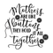 Vinyl Wall Art Decal - Mothers Are Like Buttons; They Hold It All Together - Trendy Chic Mother Love Quote For Home Apartment Bedroom Living Room Closet Indoor Decoration   4