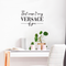 Vinyl Wall Art Decal - That Wasn't Very Versace Of You - Modern Fashion Chic Trendy Quotes For Home Living Room Bedroom Apartment Indoor Retail Store Closet Decoration   3
