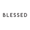 Vinyl Wall Art Decal - Blessed - 3.5" x 22" - Modern Inspirational Gratitude Quote For Home Bedroom Living Room School Office Workplace Decoration Sticker Black 3.5" x 22" 4