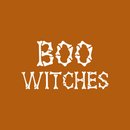 Vinyl Wall Art Decal - Boo Witches - 2" x 3.5" - Trendy Halloween Season Quote For Home Work Laptop Coffee Mug Thermo Cup Window Notebook Luggage Car Bumper Decoration Sticker White 2" x 3.5" 4