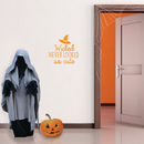 Vinyl Wall Art Decal - Wicked never looked so cute - 17" x 17" - Modern Spooky Halloween Quote For Home Bedroom Kids Room Store Coffee Shop Seasonal Decoration Sticker Orange 17" x 17" 2