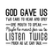 Vinyl Wall Art Decal - God Gave Us Two Ears To Hear And Only One Mouth To Speak - Inspirational Religious Faithful Quote For Home Bedroom Living Room Church Work Decor   3