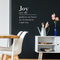 Vinyl Wall Art Decal - Joy Gladness Not Based On Circumstance - 22" x 22" - 1 Peter 1:8-9 Inspirational Religious Faithful Quote For Home Bedroom Living Room Church Work Decor White 22" x 22" 2