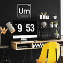 Vinyl Wall Art Decal - Um The Atomic Symbol For Confusion - 17" x 17" - Funny Adult Humor Witty Quote For Home Bedroom Dorm Room Living Room Decoration Sticker White 17" x 17" 3