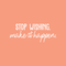 Vinyl Wall Art Decal - Stop Wishing Make It Happen - 10" x 25" - Modern Motivational Self-Confidence Quote For Home Bedroom School Office Workplace Business Decoration Sticker White 10" x 25" 3