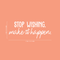 Vinyl Wall Art Decal - Stop Wishing Make It Happen - 10" x 25" - Modern Motivational Self-Confidence Quote For Home Bedroom School Office Workplace Business Decoration Sticker White 10" x 25" 4