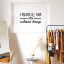 Vinyl Wall Art Decal - I Release All Fear And Welcome Change - Modern Inspirational Quote For Home Bedroom Closet Living Room Entryway Office Decoration Sticker   5