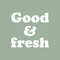 Vinyl Wall Art Decal - Good & Fresh - 22" x 24" - Trendy Food Nature Plants Quote For Home Kitchen Fridge Restaurant Patio Grocery Store Decoration Sticker White 22" x 24" 4